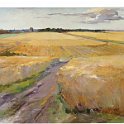 Golden fieldes 1965 oil on canvas 122x167